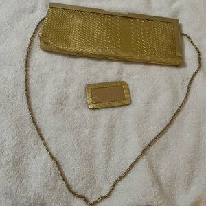 Women’s Gold Purse Jessica McClintock Cluck/Shoulder